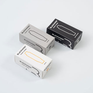 Blackwing point guard boxes in white and black packaging