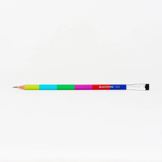 Blackwing Volume 343 mechanical-style pencil with colored barrel strip and metal tip