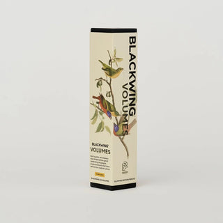 Blackwing Volume 458 pencil set box with bird artwork and printed volume text