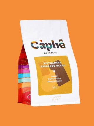 Càphê Roasters Vietnamese espresso blend coffee bag, 12 oz