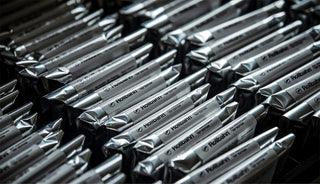 Foil-wrapped Rollbahn mini memo blind box items stacked closely together