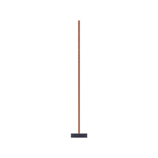 Single brown incense stick standing upright