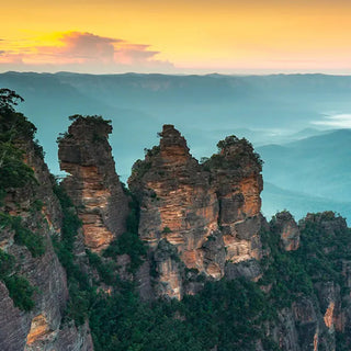 Mountain landscape backdrop used with Eucalyptus Mountains incense