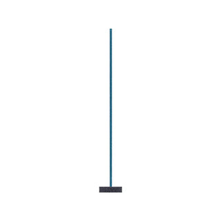 Single blue incense stick with flat black tip base