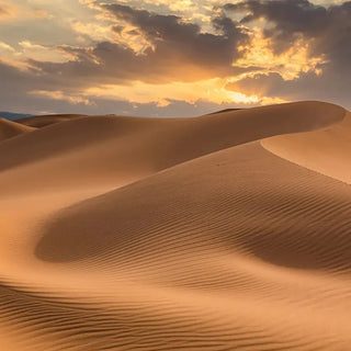 Incense-themed desert dunes artwork