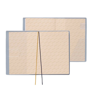 HIGHTIDE B6 weekly block planner open to a beige calendar spread