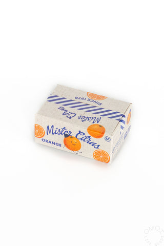Mister Citrus orange sticker seal carton