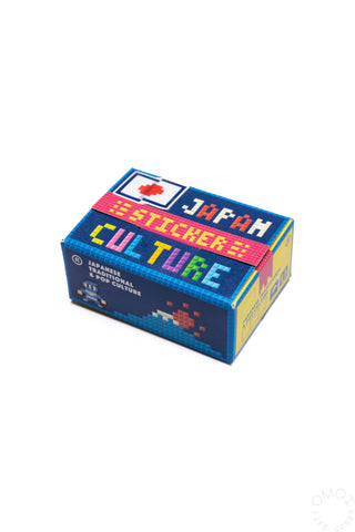 Pixel culture-themed seal sticker box with bold “CULTURE” lettering