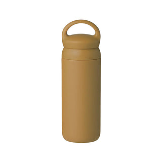 500ml day off tumbler with carry handle, yellow finish