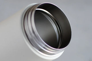 500ml tumbler with lid open, stainless steel interior visible