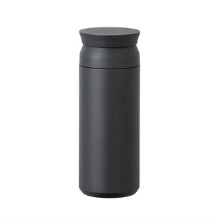 Charcoal 500ml travel tumbler with black lid