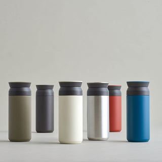 KINTO 500ml travel tumbler set in assorted colors with black lids
