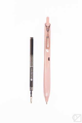 0.5mm gel ink refill for KOKUYO ME, light pink barrel with metal writing tip