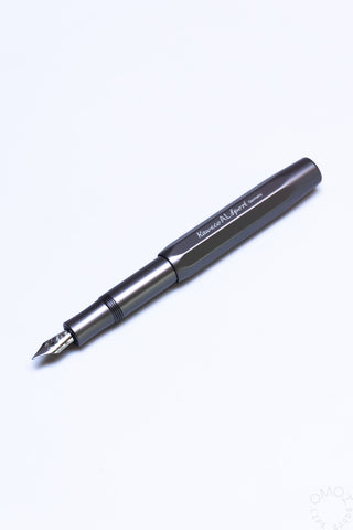 Kaweco AL Sport fountain pen, anthracite barrel with metal nib
