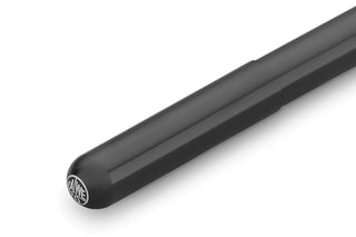 Black fountain pen end cap with KAWECO logo