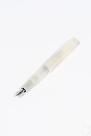 Kaweco Lunar Sport light green fountain pen with fine nib, silver clip