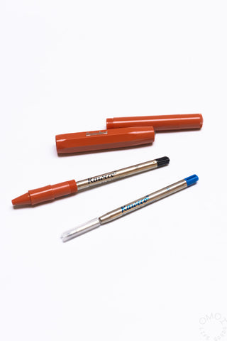 Kaweco G2 gel pen refills, black and blue, 0.7 mm rollerball tips