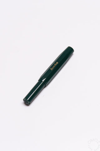 Kaweco Sport Classic fountain pen, dark green body with cap closed