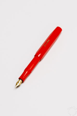 Kaweco Sport Classic fountain pen, red body with gold nib