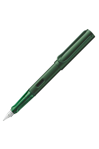 Green LAMY AL-Star fountain pen with fine nib and clip
