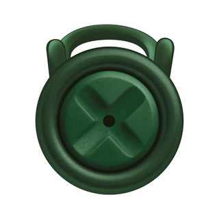 Top view of green LAMY AL-Star fountain pen cap with grip