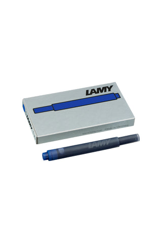 Lamy T10 ink cartridge box and cartridge for blue ink
