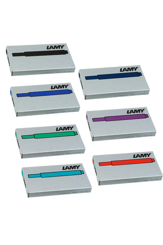 Lamy T10 ink cartridges multipack with mixed ink colors
