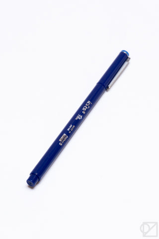 Le Pen Flex gel pen, navy body with silver clip and tip