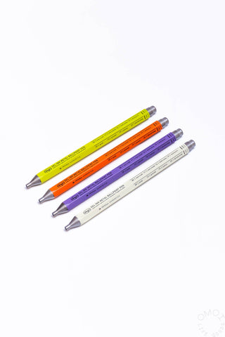 Days gel ink metal pens set with Neo Citron, Orange, Purple, and White