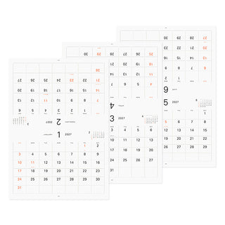 MD 2027 Hanger Wall Calendar Refill