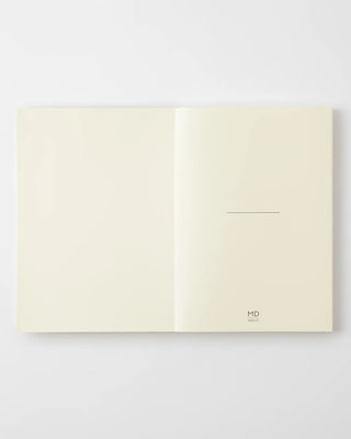MD 2027 monthly planner notebook, cream cover with inside blank panels and logo