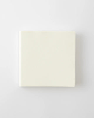 Cream page-a-day planner front cover with clean blank design