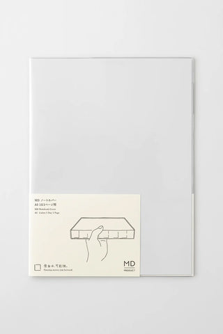 Closed cream A5 page-a-day journal set with included instruction card