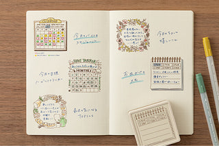 Midori Soft Color Paintable Block Stamp Memo