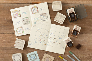 Midori Soft Color Paintable Block Stamp Memo
