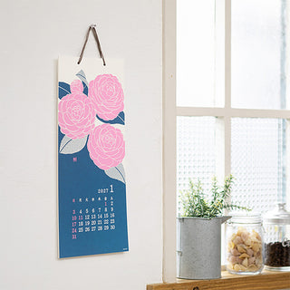 Midori 2027 Echizen Washi Calendar Flowers