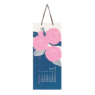 Midori 2027 Echizen Washi Calendar Flowers