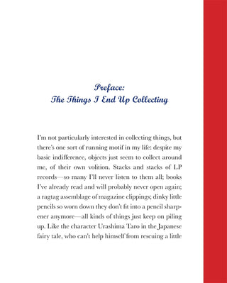 Printed book page with 'Prelude' line and paragraphs of collecting text