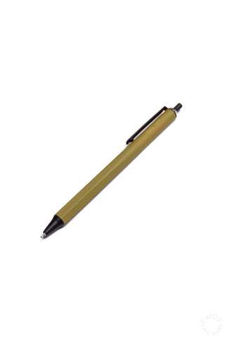 Khaki OHTO GS02 0.5mm gel pen with black tip