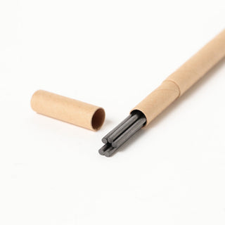 Pencil lead refill sleeves with dark graphite leads, 2.0mm