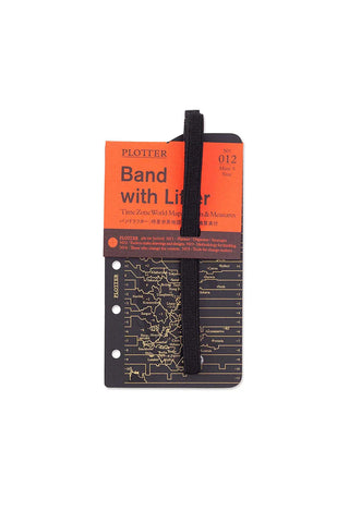 PLOTTER Band with Lifter Mini-5 holder, dark pouch with printed circuit pattern and strap