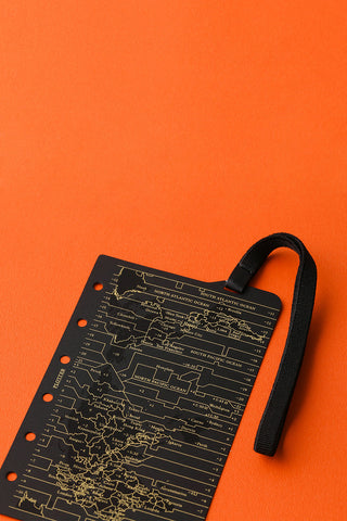 PLOTTER Band with Lifter mini size circuit-map cover with strap on side