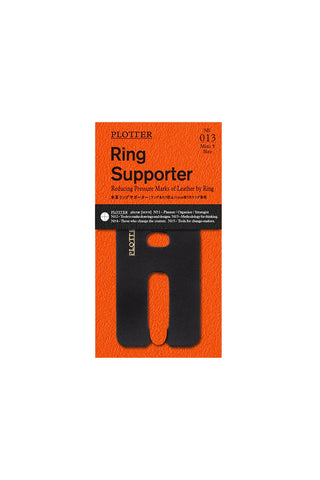 PLOTTER leather ring supporter mini-5 package card with Ring Supporter label