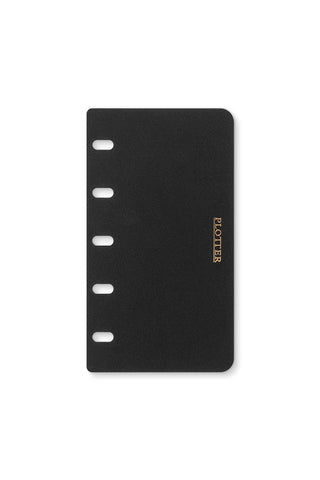 Plotter Lifter mini-5 black refill page with 5-hole strip and PLOTTER logo