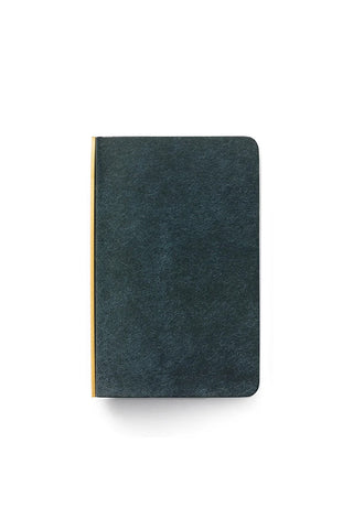 PLOTTER mini 5-ring leather binder, dark navy textured cover