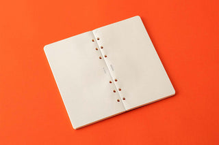 5mm dot grid refill memo pad sheets, white pages with punched binding holes