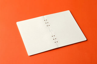 Folded A5 To Do List refill memo pad with center punch and ruled writing lines