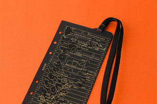 Narrow black band with lifter, circuit-pattern card and black carry strap