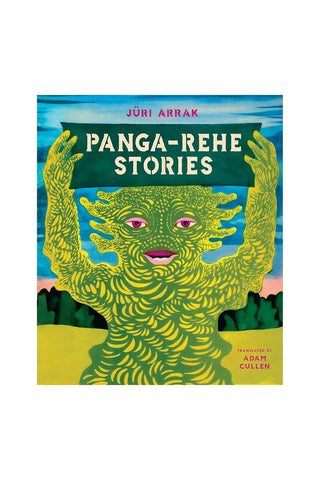 Panga-Rehe Stories book cover with green monster face and title lettering