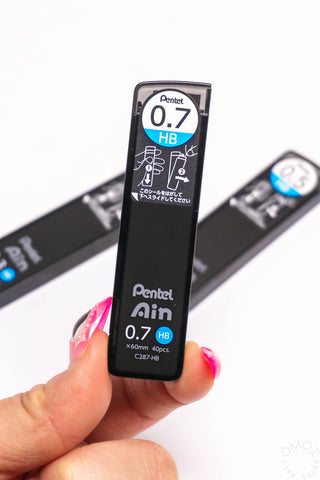 Pentel AIN 0.7mm HB pencil lead refill pack